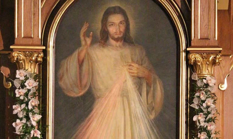 Gnadenbild des Barmherzigen Jesus Barmherzigkeit Gottes Die heilige